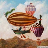 Click to View Balloons Rowboat